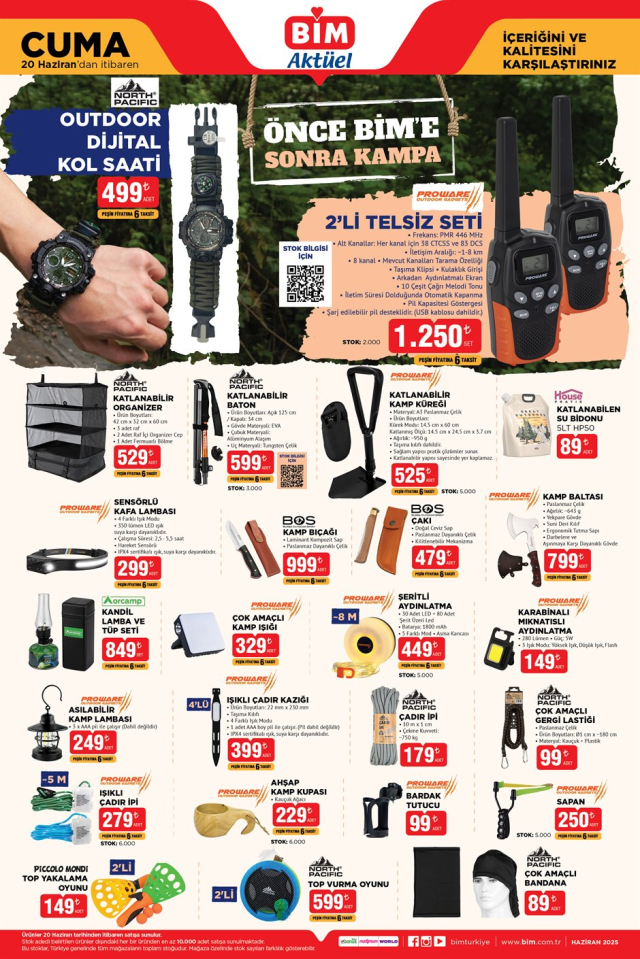 BİM 20 Haziran aktüel kataloğu! Bim'de bu hafta hangi ürünler satışta olacak? Telefon, kulaklık, buzdolabı, kol saati...