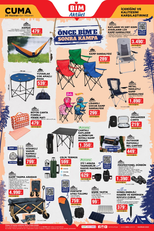 BİM 20 Haziran aktüel kataloğu! Bim'de bu hafta hangi ürünler satışta olacak? Telefon, kulaklık, buzdolabı, kol saati...