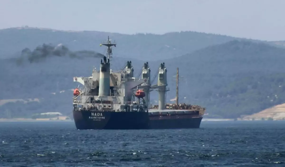 Çanakkale Boğazı'nda Yük Gemisi Makine Arızası