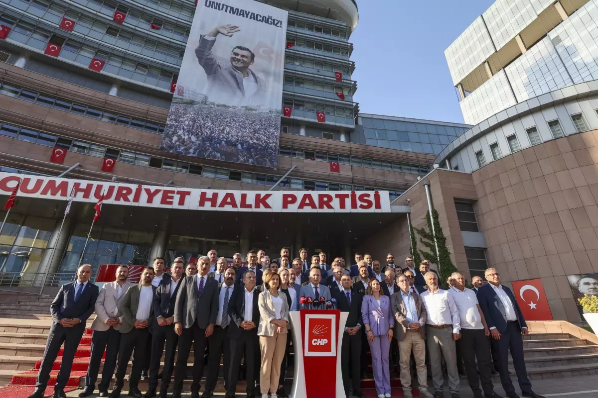 CHP 81 İl Başkanı'ndan Yargı Kararına Karşı Ortak Açıklama