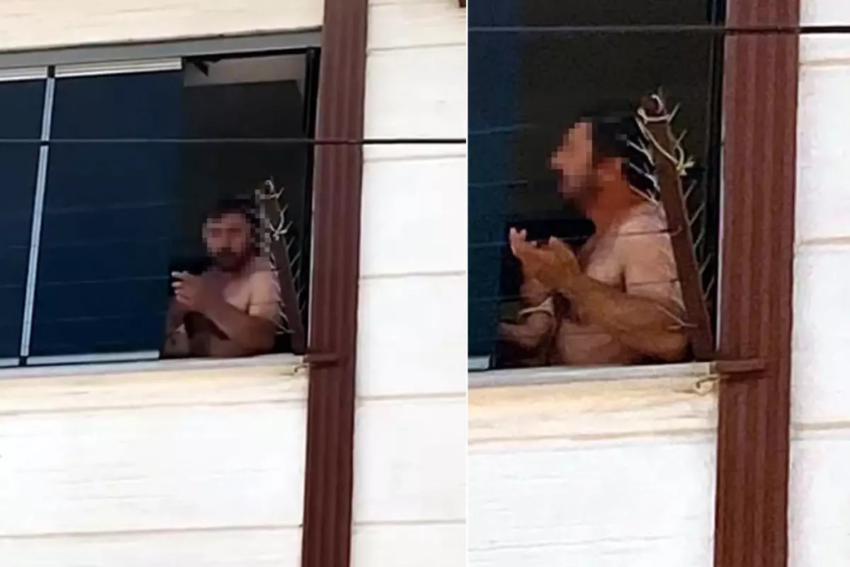 Böyle baba olmaz olsun! 4 aylık çocuğunu balkondan atmaya kalktı