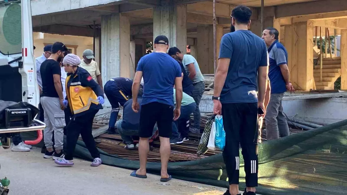 Kartepe'de İnşaat İşçisi Yarıldı