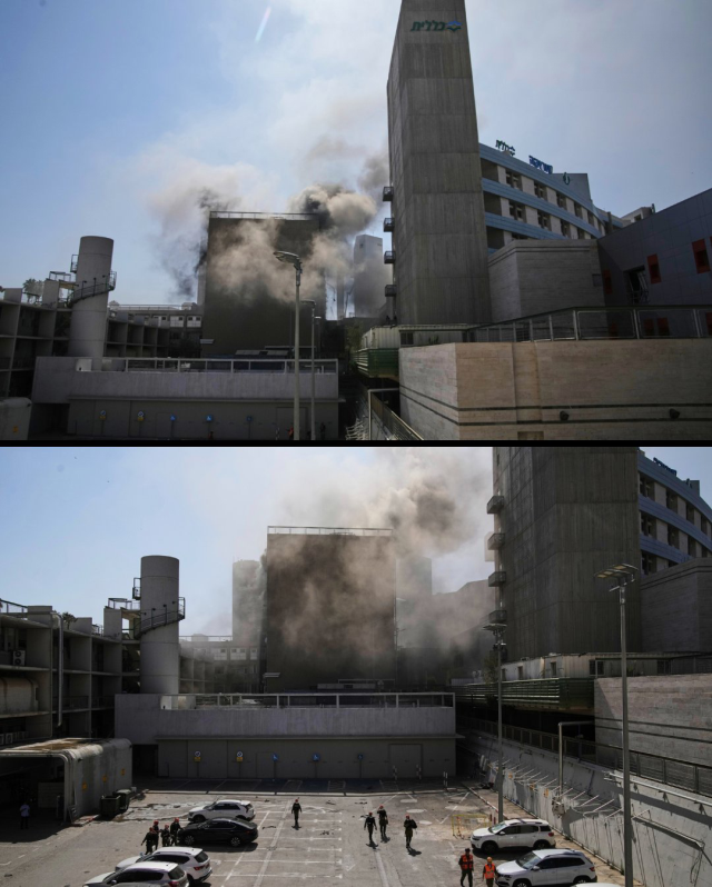 Moments when Iran hit Israel! Reflected in live broadcast