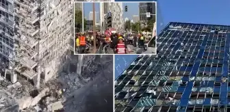 İran'ın vurduğu İsrail borsa binası enkaza döndü