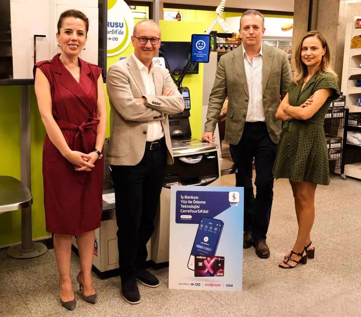 İş Bankası ve Visa'dan Yüz ile Ödeme Dönemi