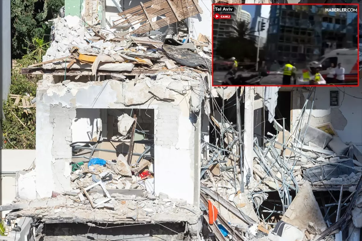 İsrail enkaz kaldırıyor! Tel Aviv'den canlı yayın