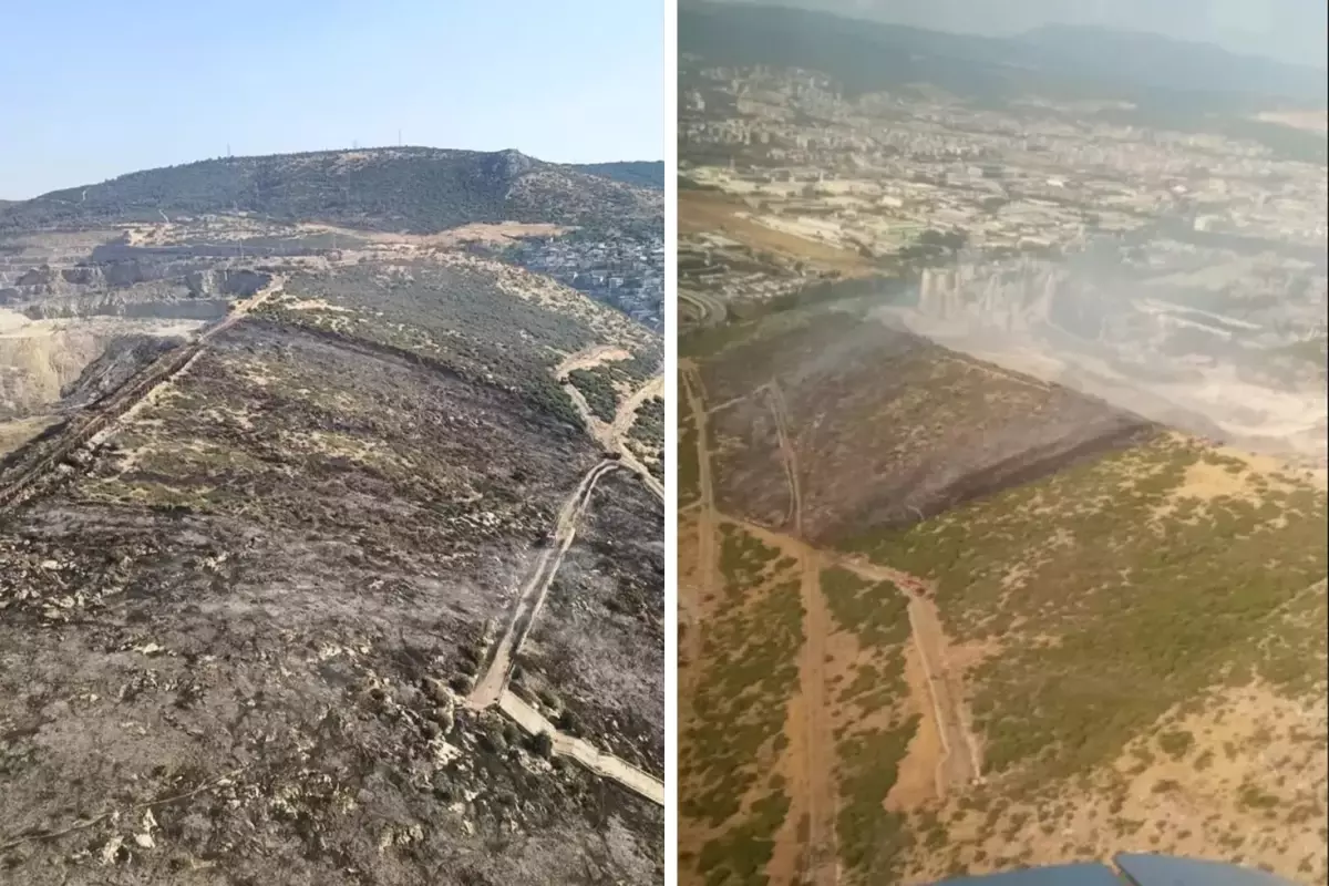 İzmir'de korkutan orman yangını!