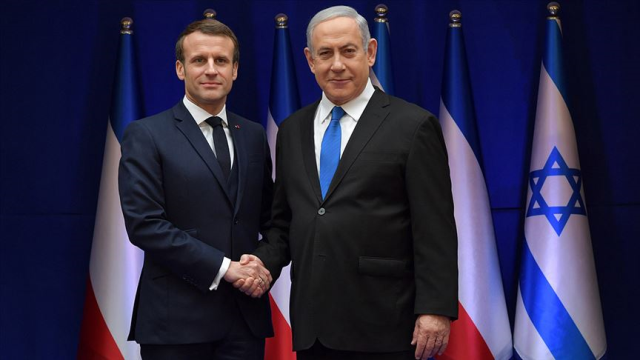 Call from Macron to Israel to stop attacks on targets outside of Iran's nuclear objectives
