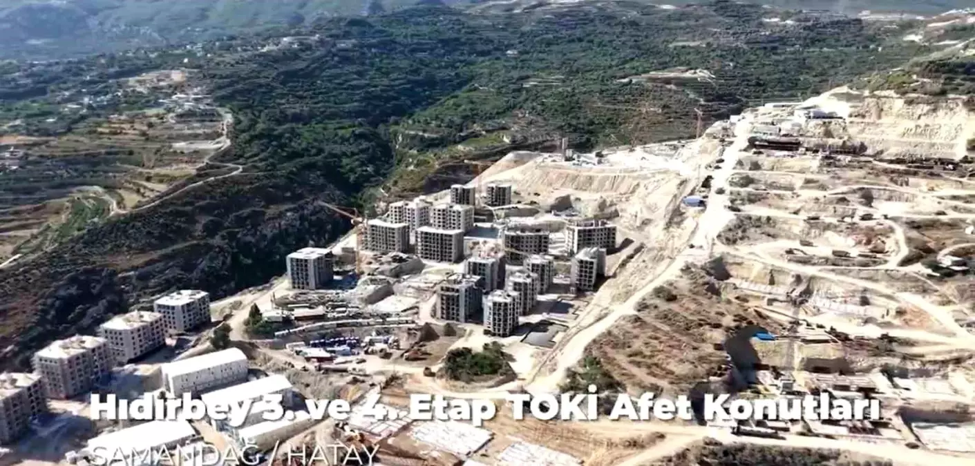 Hatay'da TOKİ Afet Konutları Yükseliyor