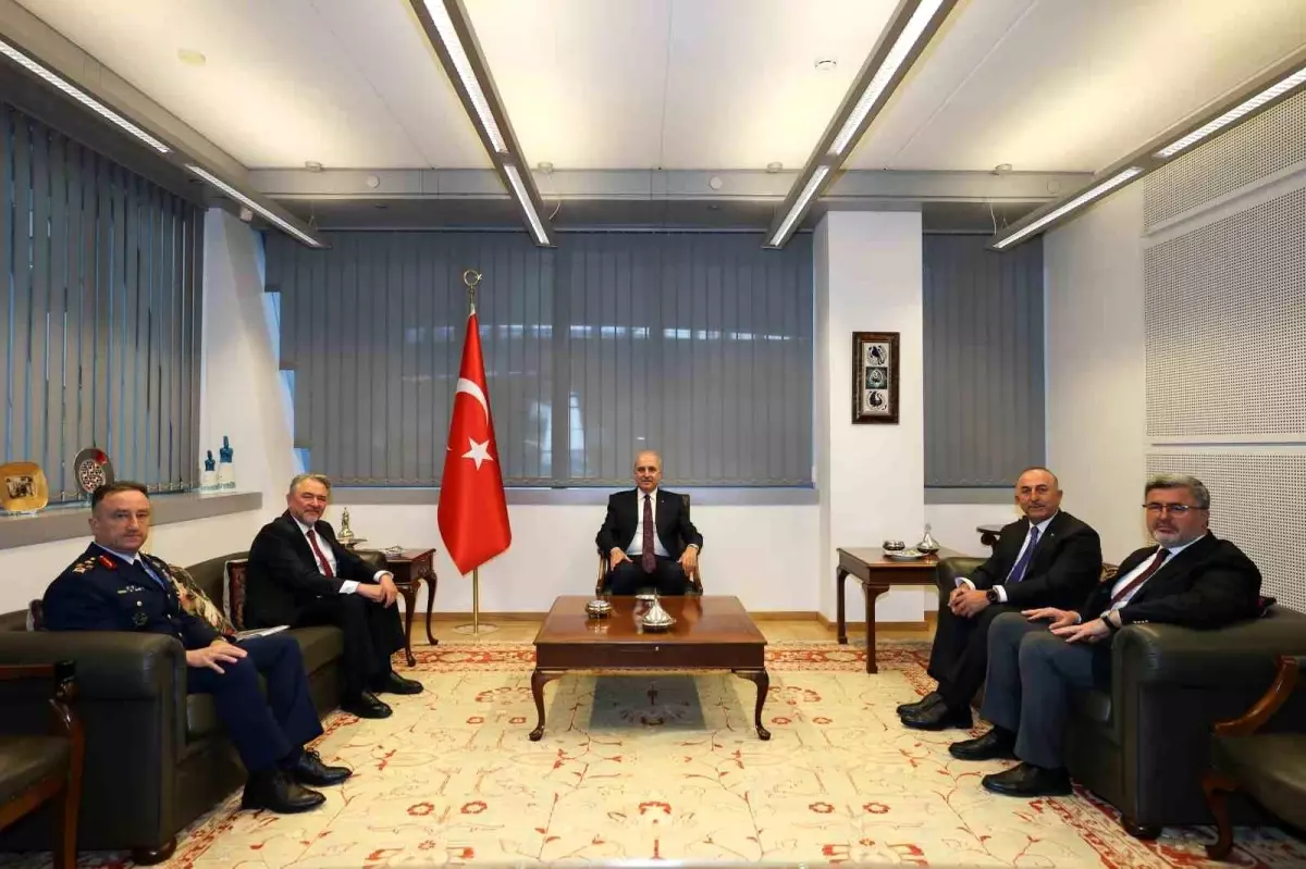 TBMM Başkanı Numan Kurtulmuş, NATO Daimi Temsilciliğini Ziyaret Etti