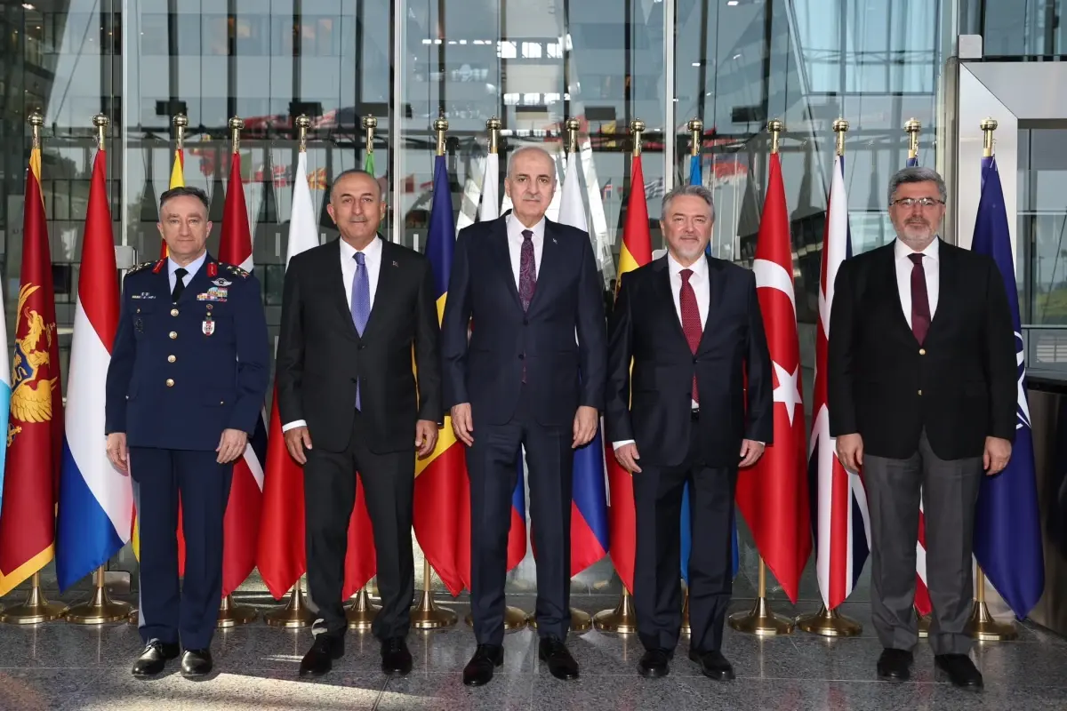 TBMM Başkanı Numan Kurtulmuş NATO Daimi Temsilciliği'ni Ziyaret Etti