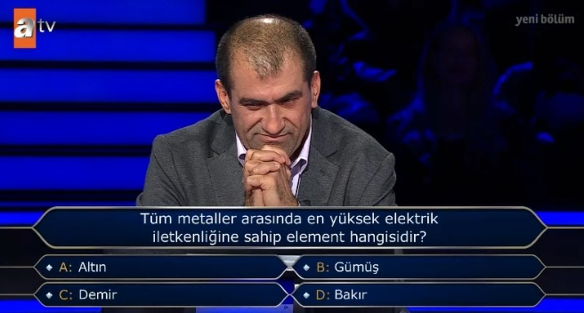 Tüm metaller arasında en yüksek elektrik iletkenliğine sahip element hangisidir?