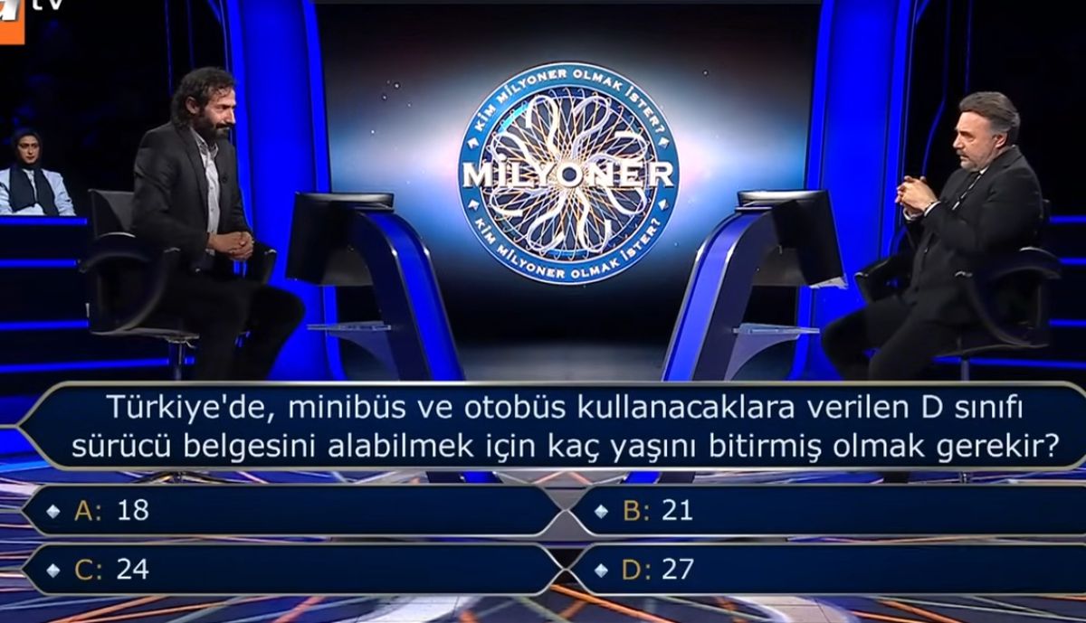 Türkiye'de, minibüs ve otobüs kullanacaklara verilen D sınıfı sürücü belgesini alabilmek için kaç yaşını bitirmiş olmak gerekir?