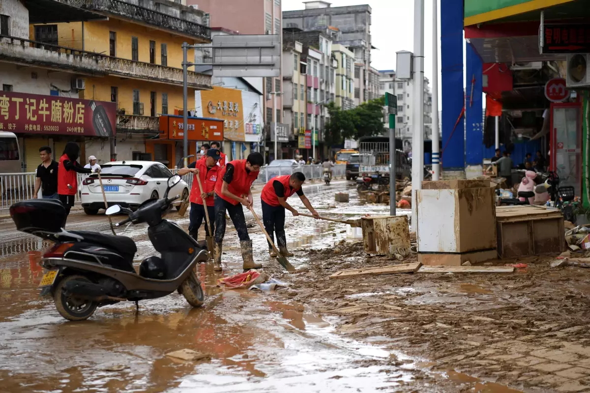 Çin, Guangdong'daki Sel Yardım Çalışmalarına 60 Milyon Yuan Tahsis Etti