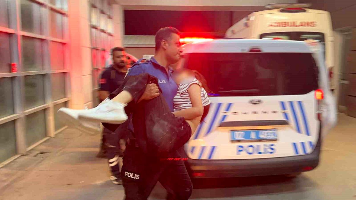 Adıyaman'da Düşen Kız Çocuğuna Polis Ekiplerinden Örnek Müdahale