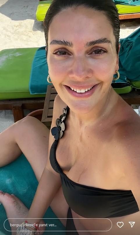 Bergüzar Korel made headlines with her bikini photos during the summer vacation