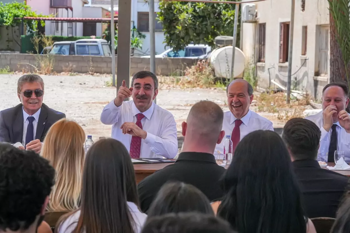 Cumhurbaşkanı Yardımcısı Cevdet Yılmaz, KKTC'de Güzelyurt'u Ziyaret Etti