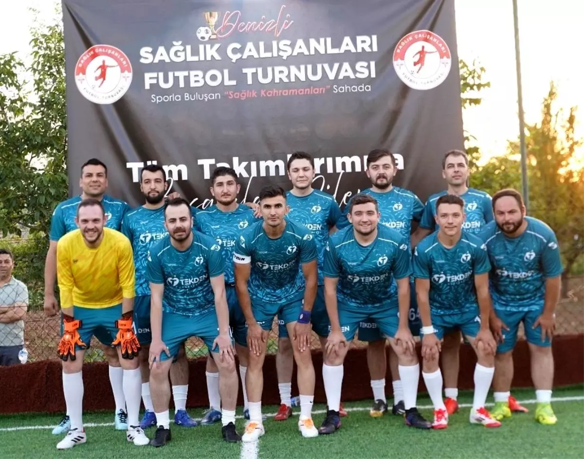 Denizli'de Sağlık Çalışanları Futbol Turnuvası Başladı