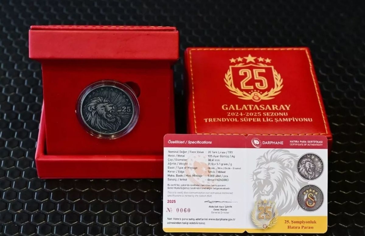 Galatasaray 5. şampiyonluk 5 yıldız darphane hatıra parası ne zaman satışa çıkacak?