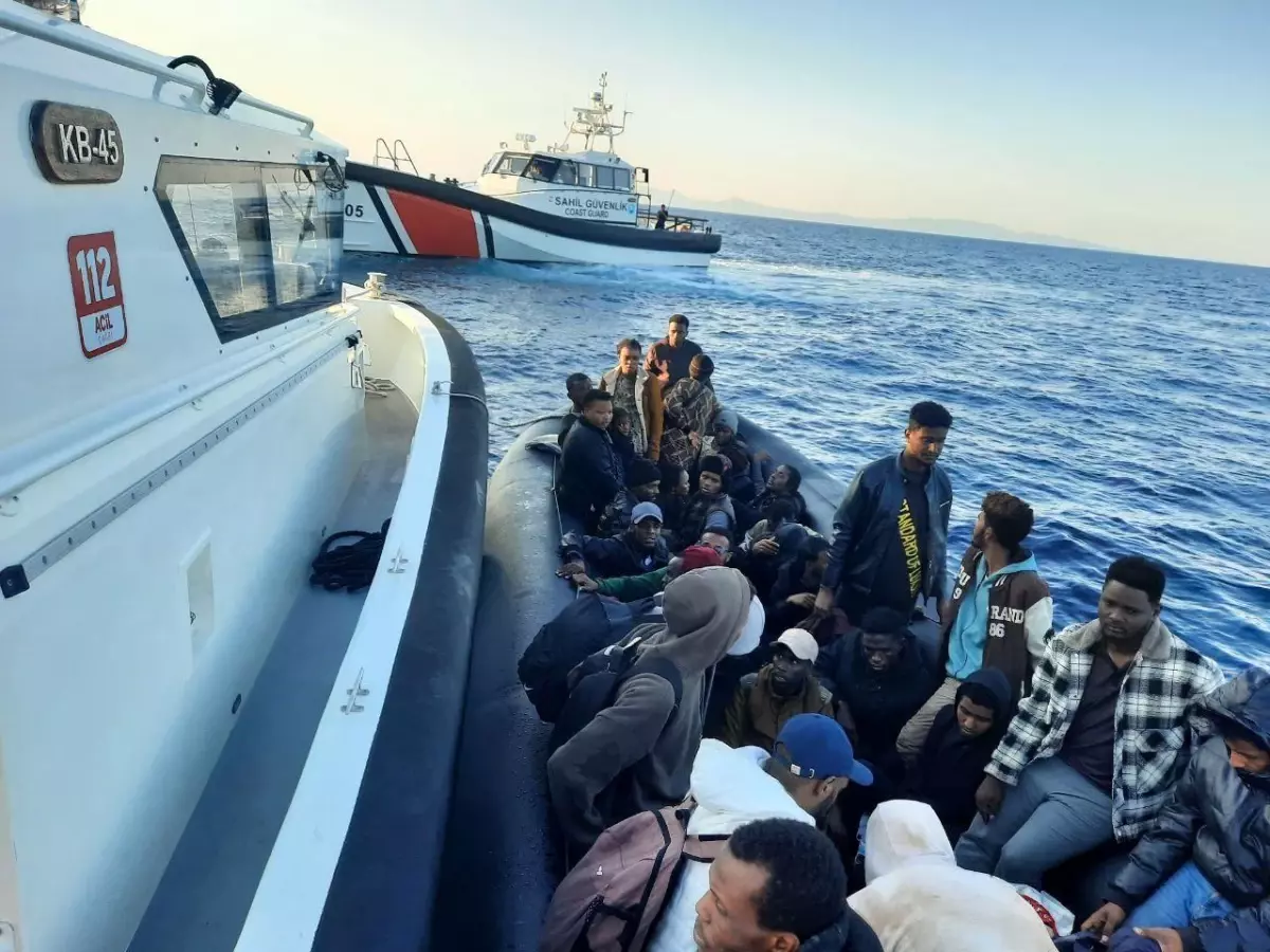 İzmir'de Düzensiz Göçmen Operasyonları