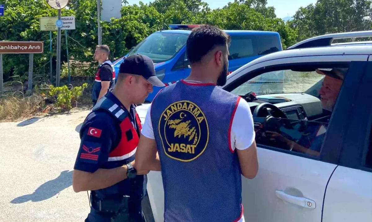 Germencik'te Trafik Kontrollerinde 4 Sürücüye Ceza