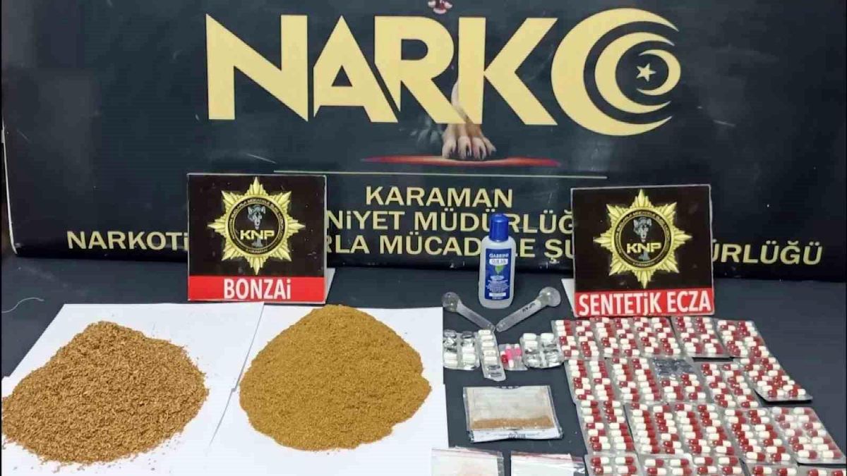 Karaman'da Uyuşturucu Operasyonunda 9 Tutuklama