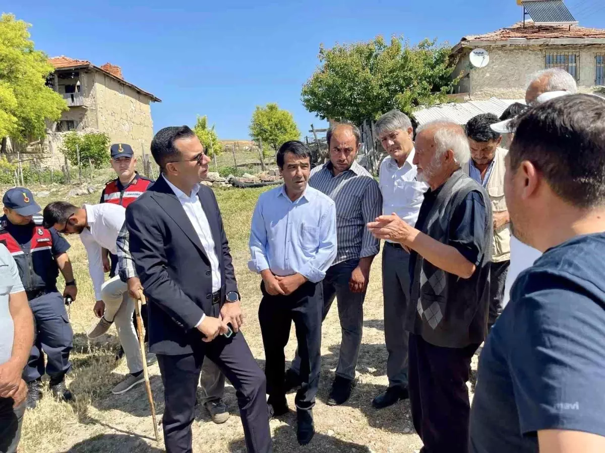 Kaymakam Aslan Kamu Yatırımlarını İnceledi