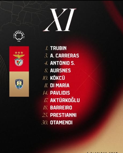 Kerem Aktürkoğlu Benfica Auckland City maçında oynuyor mu, ilk 11'de mi, kadroda mı, yedek mi?
