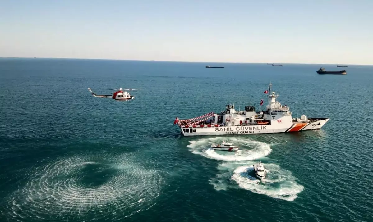 Mersin Sahil Güvenlik 2025'te 7 Bin 783 Saat Görev Yaptı
