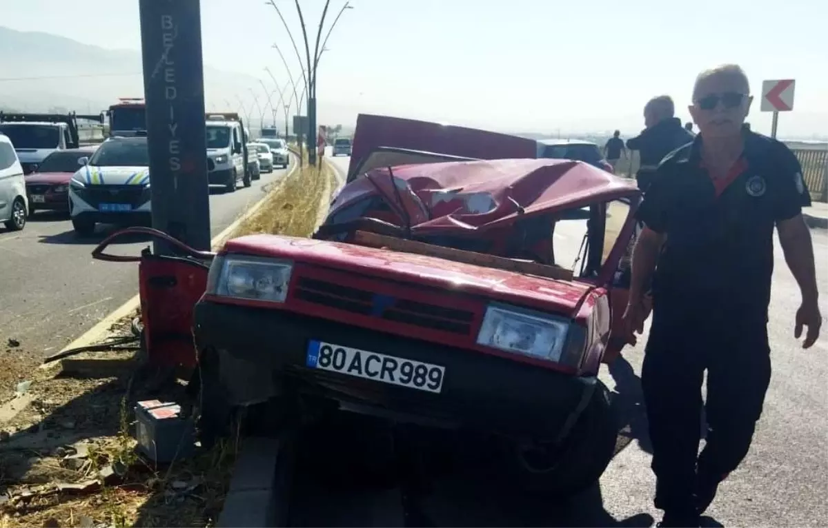 Kahramanmaraş'ta Otomobil Kazasında Genç Sürücü Hayatını Kaybetti