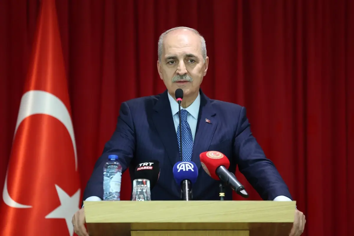 TBMM Başkanı Kurtulmuş: Orta Doğu'da bir insanın burnunun kanamasından rahatsızlık duyarız