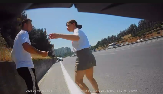 They experienced horror while trying to intervene in the arguing couple on the TEM