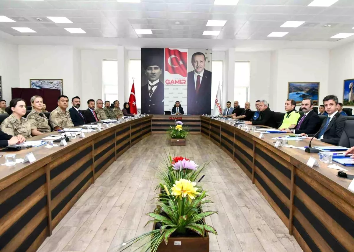 Tunceli'de Asayiş ve Güvenlik Toplantısı Yapıldı