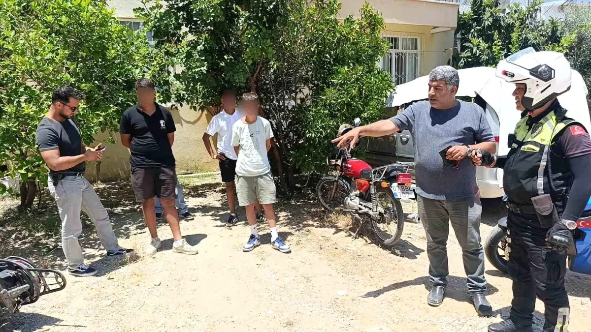 Antalya'da Küçük Motosiklet Sürücülerine 100 Bin Lira Ceza
