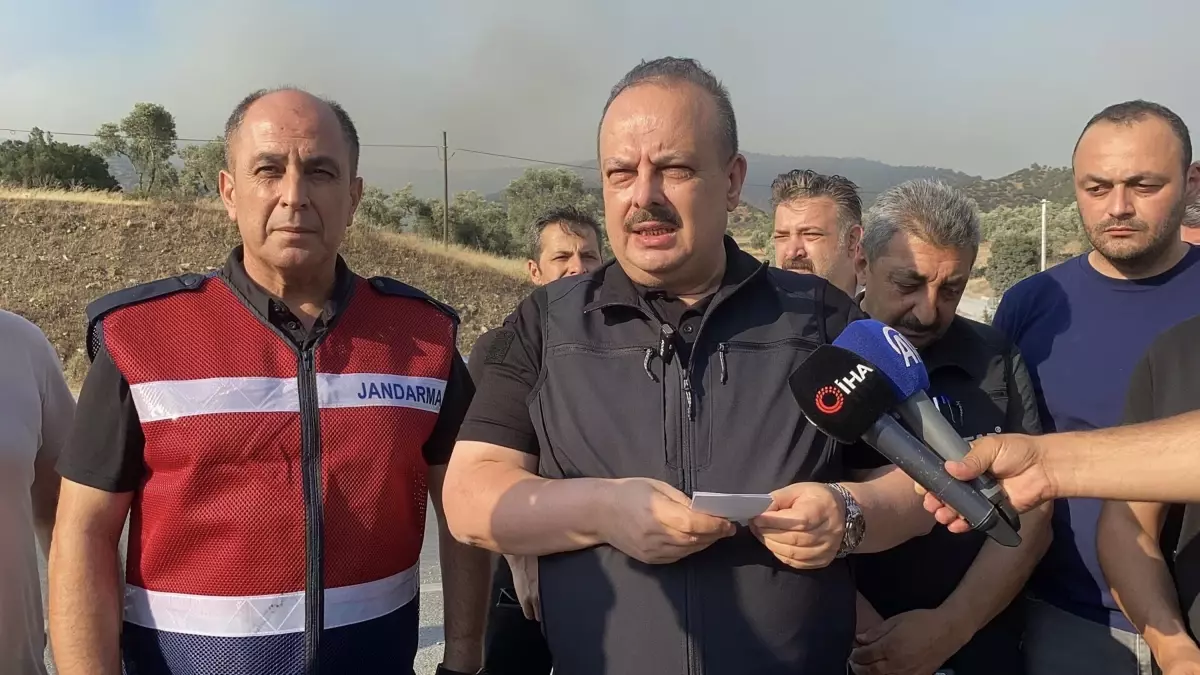 Aydın'da Orman Yangını Kontrol Altına Alınamıyor