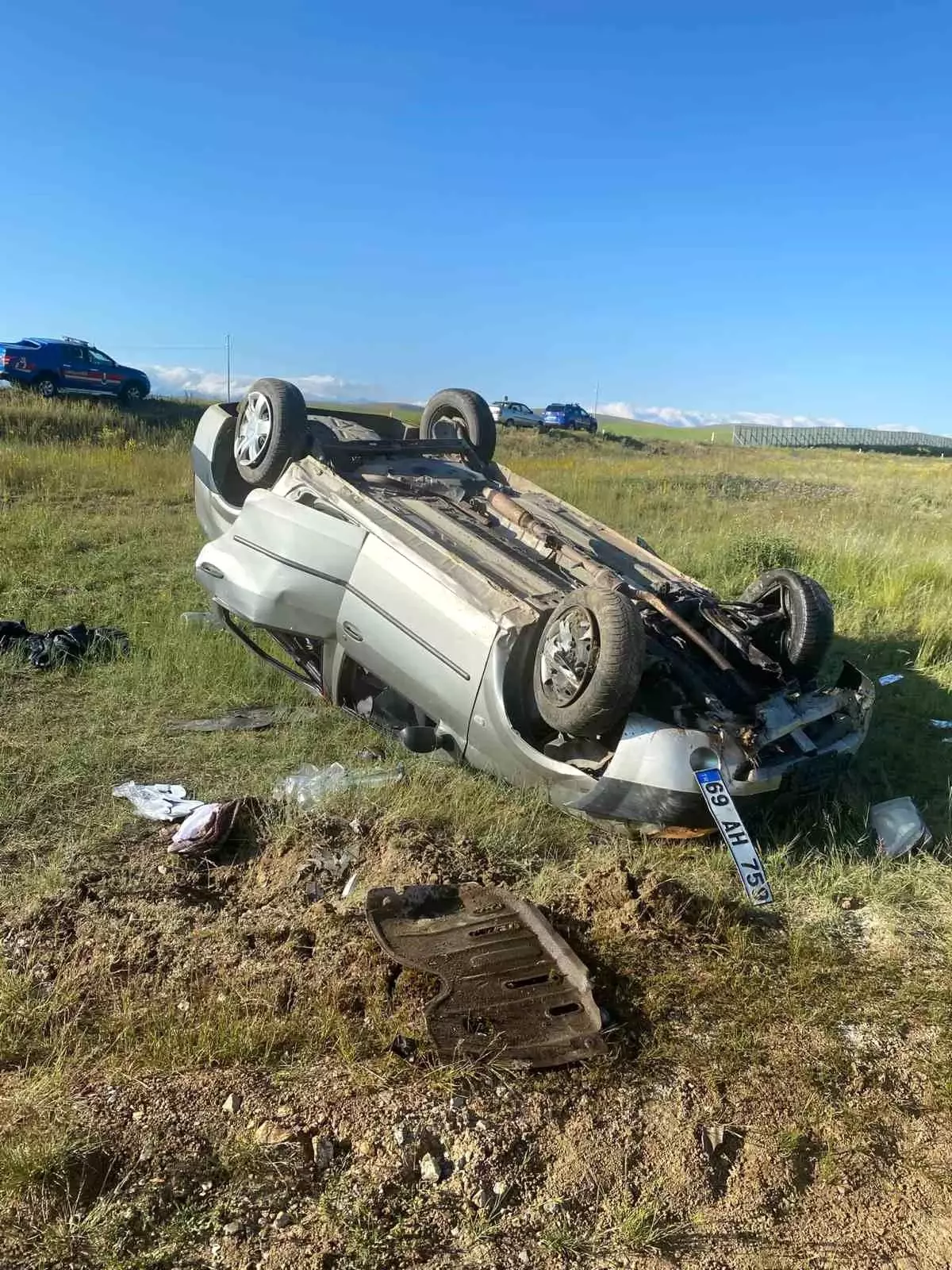 Bayburt'ta Trafik Kazası: 4 Yaralı