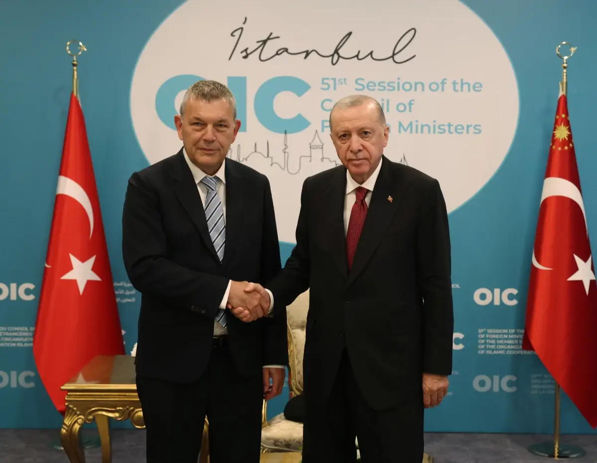 Cumhurbaşkanı Erdoğan, BM UNRWA Genel Komiseri Philippe Lazzarini'yi kabul etti