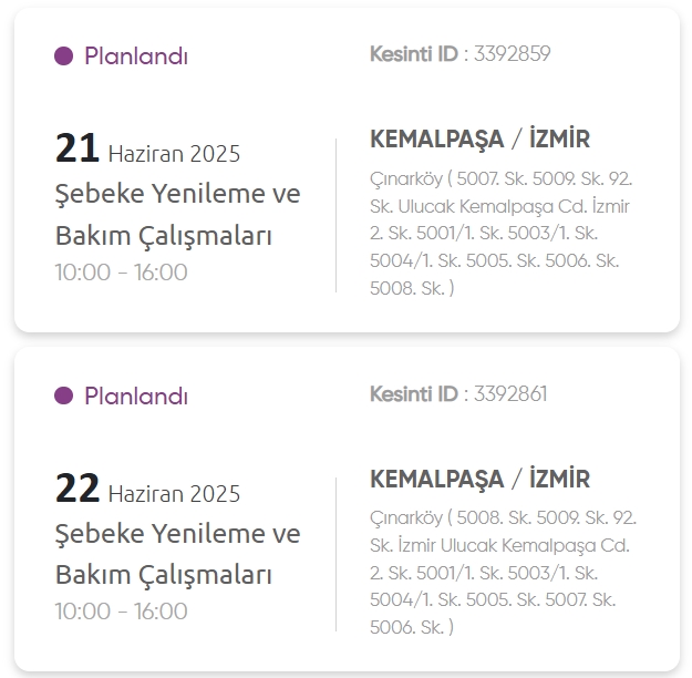 İzmir GEDİZ elektrik kesintisi! 21 Haziran İzmir'de elektrik kesintisi ne zaman bitecek, elektrikler ne zaman gelecek?