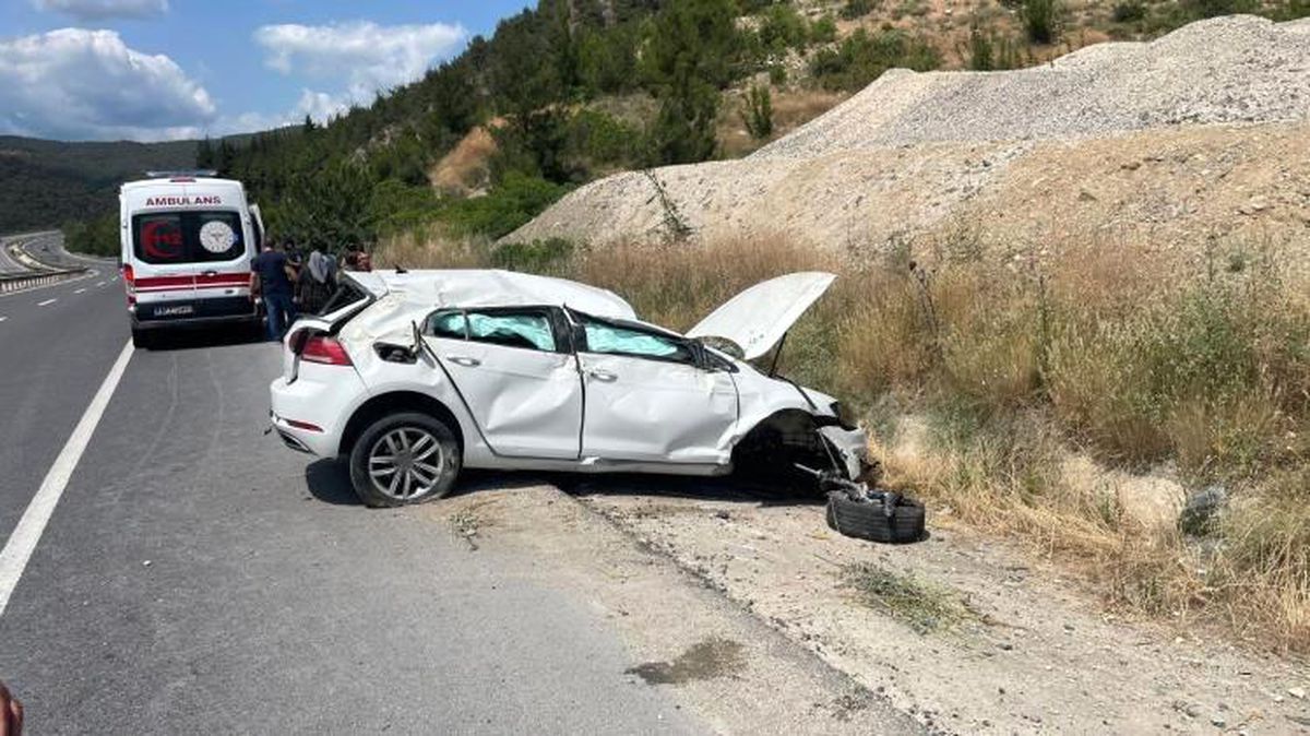 Bilecik'te Trafik Kazası: Sürücü Su Kanalına Uçtu