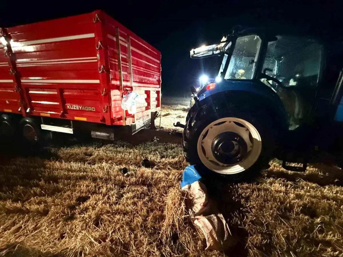 Traktörden Düşen Sürücü Hayatını Kaybetti