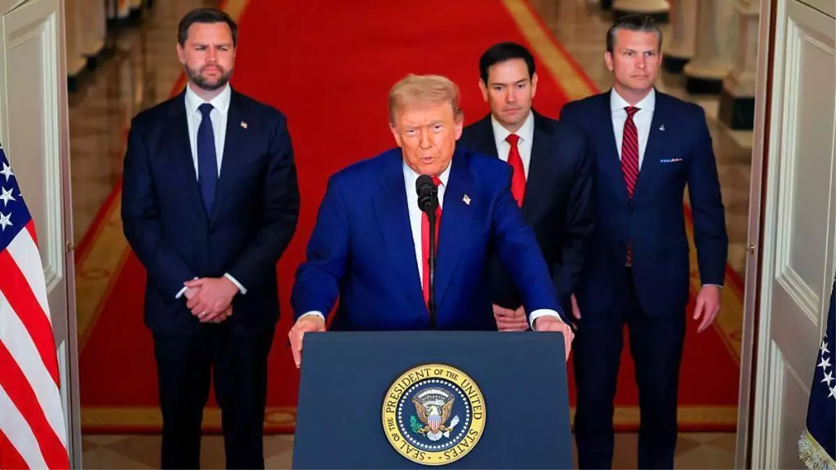 Trump, Amerikan Uçaklarının İran'daki Nükleer Tesisleri Vurduğunu Açıkladı