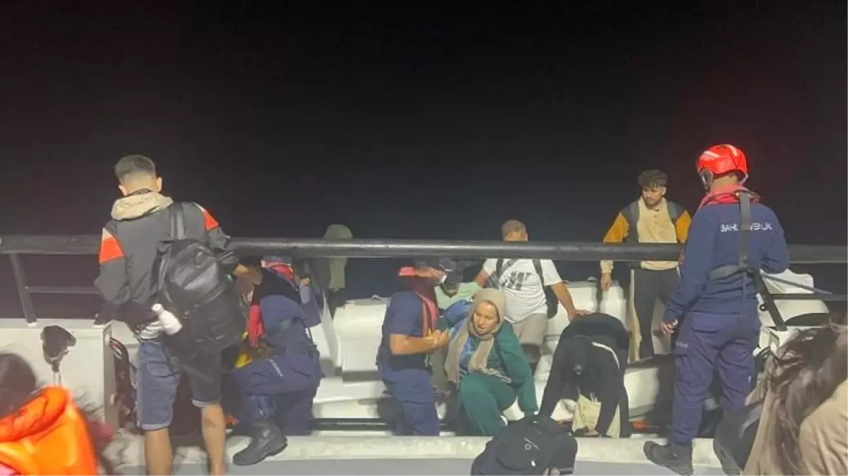 Bodrum Açıklarında Düzensiz Göçmen ve Kaçakçılar Yakalandı