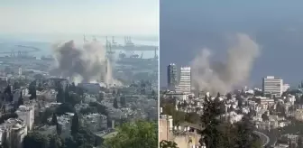 İran'dan misilleme! Hayfa ve Tel Aviv'de büyük patlamalar yaşandı