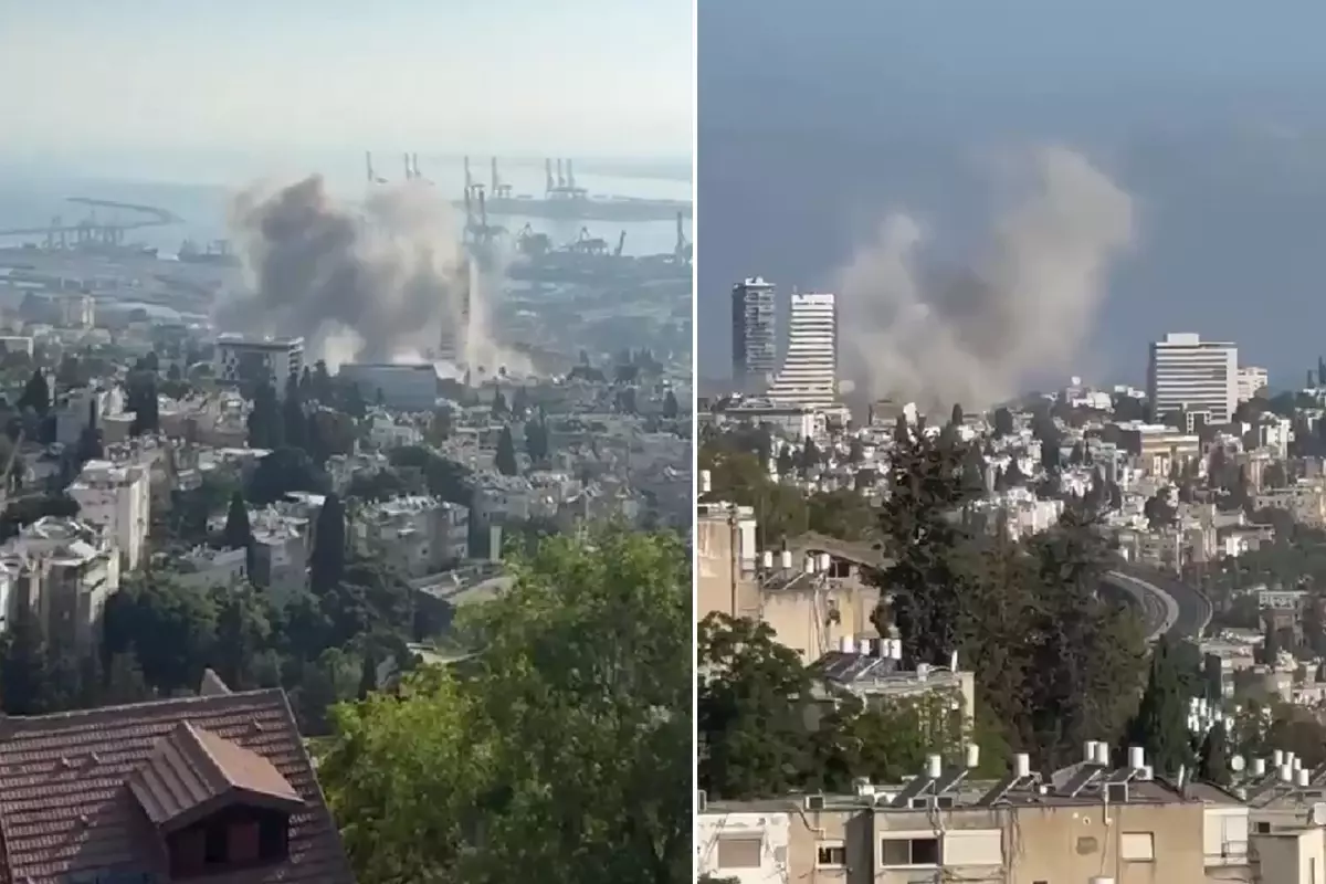 İran'dan misilleme! Hayfa ve Tel Aviv'de büyük patlamalar yaşanıyor