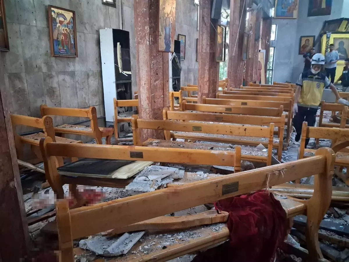 Şam'da Kiliseye Bombalı İntihar Saldırısı