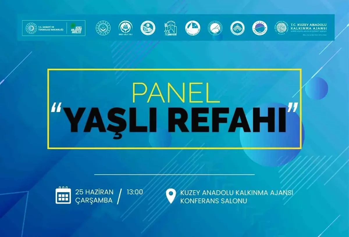 Yaşlı Refahı Paneli Kastamonu'da Gerçekleşecek