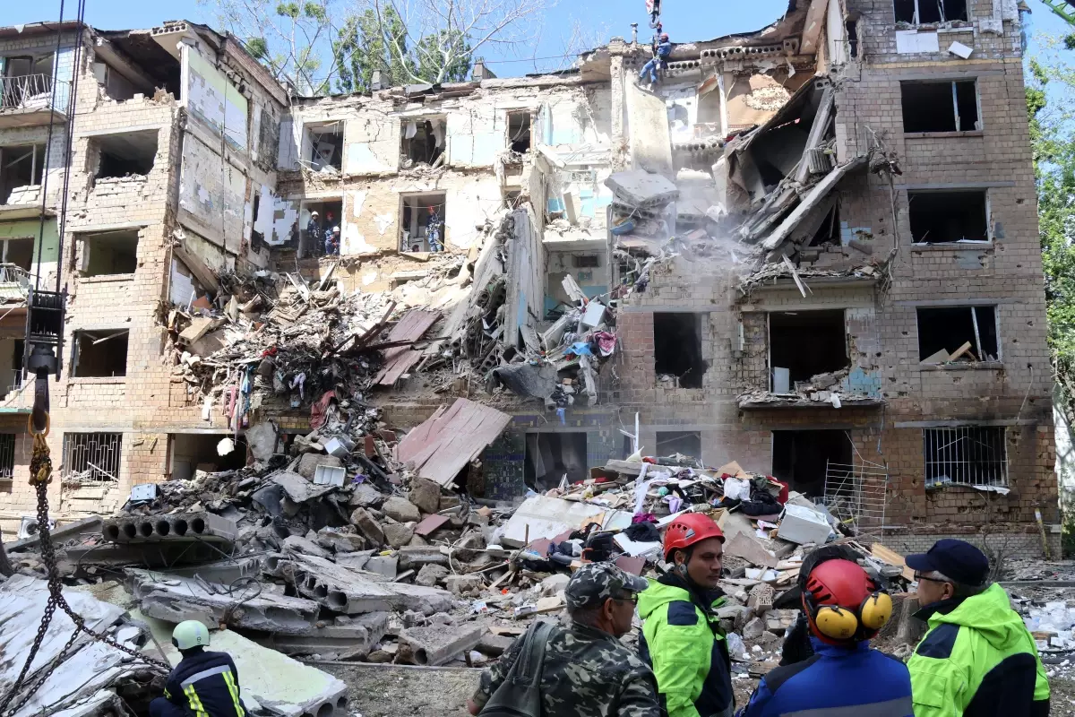 Rusya'nın Kiev'e Düzenlediği Saldırıda 6 Ölü, 19 Yaralı