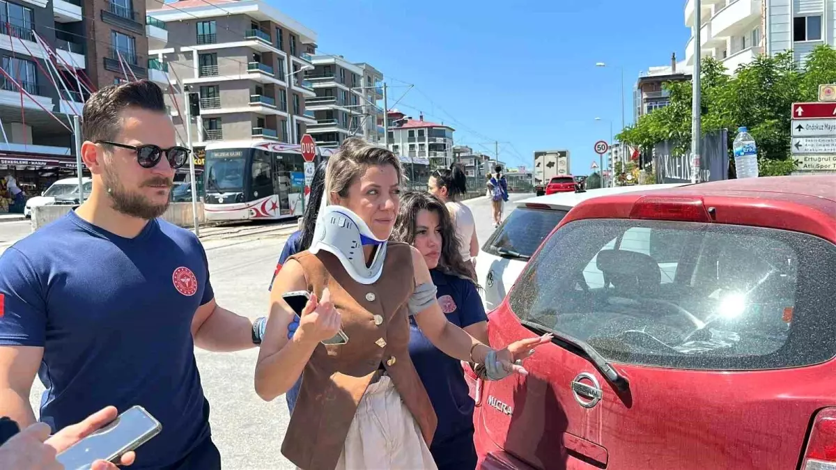 Samsun'da Trafik Kazası: 1 Yaralı