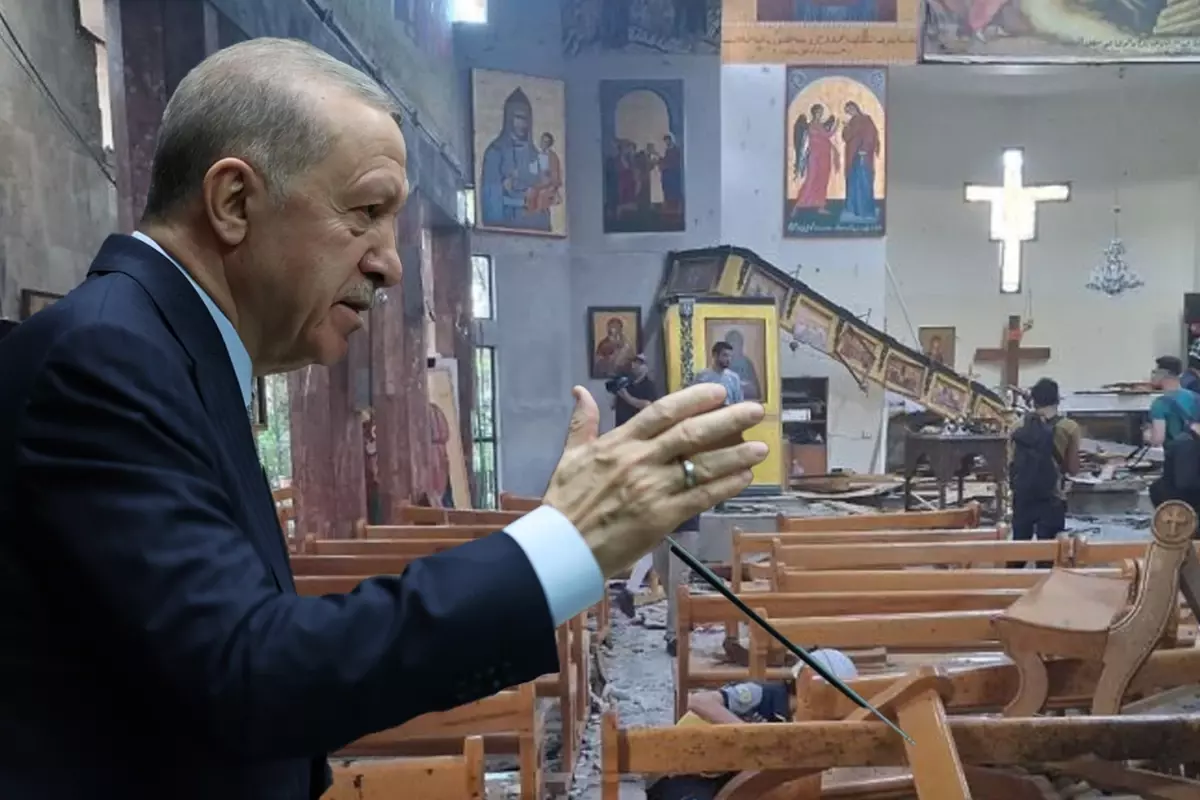 Cumhurbaşkanı Erdoğan'dan Şam'daki kilise saldırısına tepki
