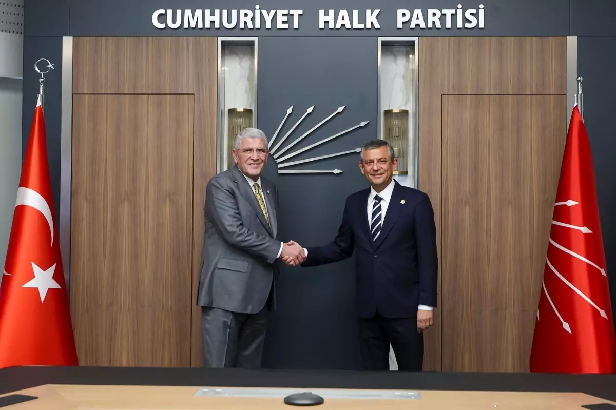 İYİ Parti Genel Başkanı Dervişoğlu, CHP Genel Başkanı Özel'i ziyaret etti